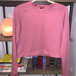 Gymshark Women’s Pink Cropped Crewneck